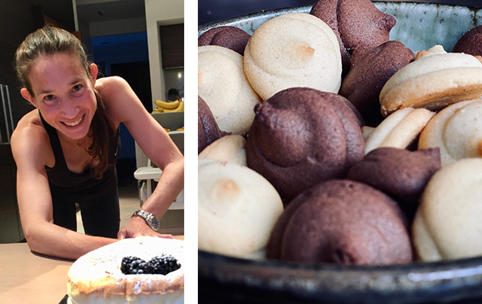 Gaby's Bakery - Victoria Sponge Cake & Piped Butter Biscuits