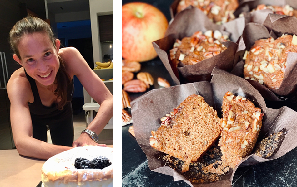 Gaby's Bakery - Gingernut Biscuits & Apple and Pecan Muffins