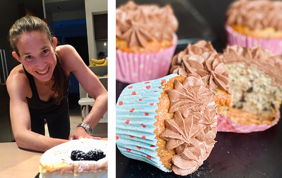 Gaby's Bakery - Banana Bars & Banana and Chocolate Cupcakes