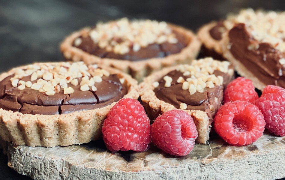 Gaby's Bakery - Blueberry Buckle Cake & Chocolate Tart